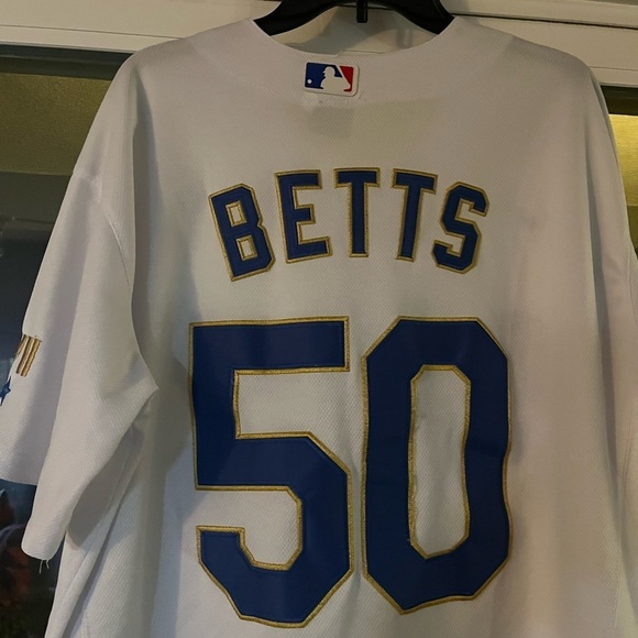 Mookie Betts Los Angeles Dodgers
Men's Nike Dri-FIT ADV MLB Elite Jersey 48 - Picture 2 of 11